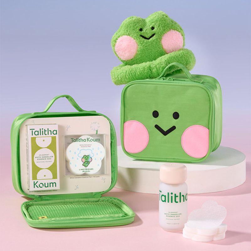 Talithakoum | Lenini Essence Water & Pad Travel Pouch Set 100ml + 100 Sheets Essence & Pad Travel Pouch Set 100ml+100 Sheets