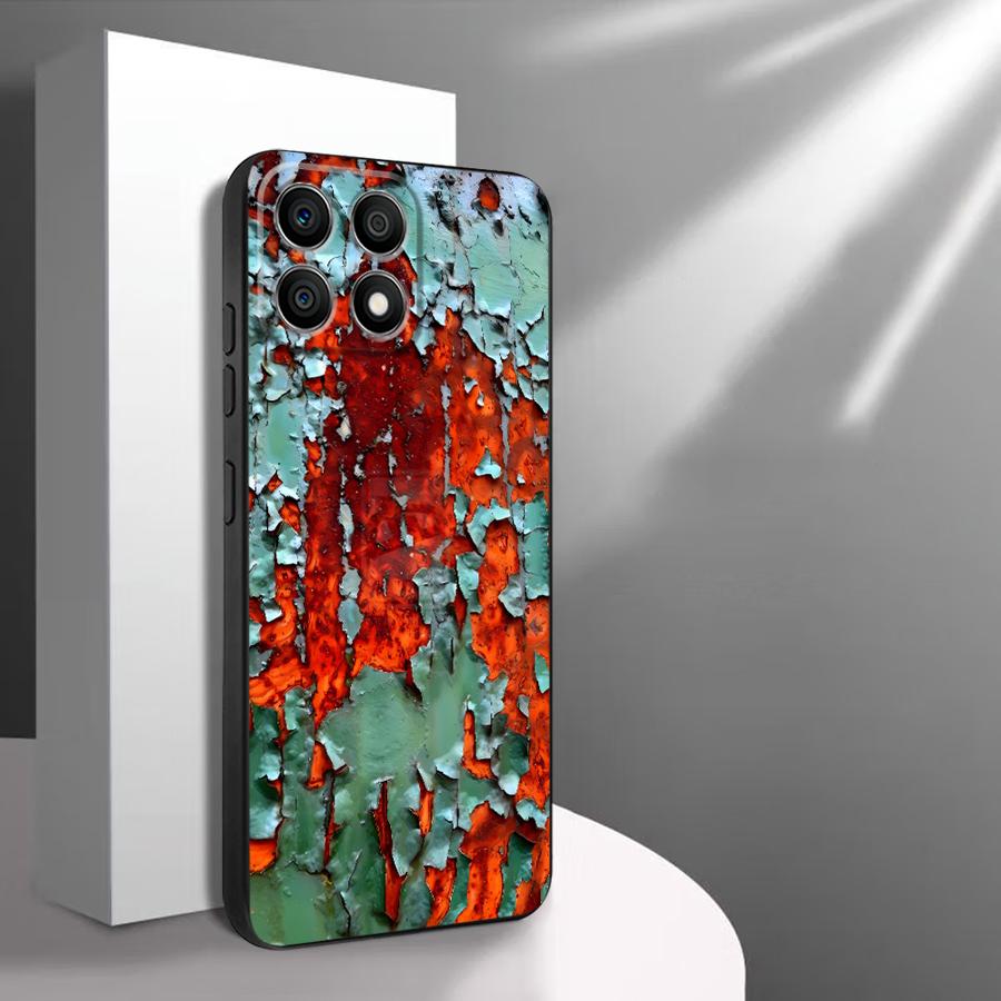 Case for Honor X7 Magic5Lite 70 8X 200 400 Lite 90 X9a X8 X6 X5b Funda Phone Cover Retro Rust