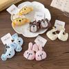 Cute Cartoon Three-dimensional Cotton-padded Embroidered Little Rabbit Hair Tie  Girl Hair Band  Children's Little Duck Hair Band
