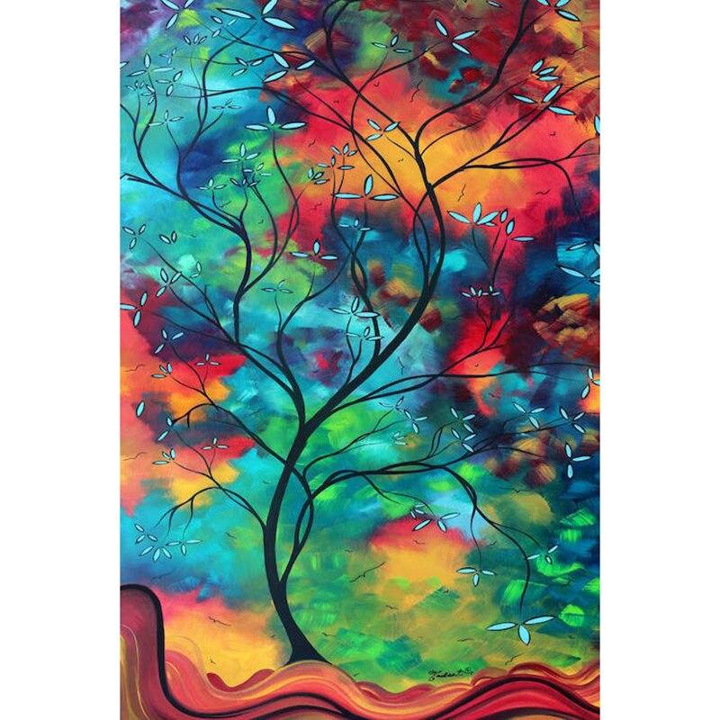 5D DIY Diamond Painting Cross Stitch Four Season Tree Diamond Embroidery Full Round Rhinestone of Picture Home Decoration