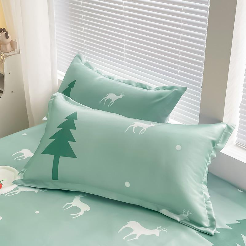 Vėsinanti plokščia paklodė su pagalvių užvalkalu Vasaros patalynė Lygi patalynė Namai Vienviečiai / karalienės dydžio paklodės rinkinys roupa de cama