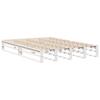 Solid Wood Bed without Mattress White 120 x 200 cm Pine Wood