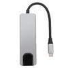 5 in 1 USB C Hub TYPE C to 4K HD Display Interface 1000Mbps RJ45 USB3.0 PD USB C Docking Station