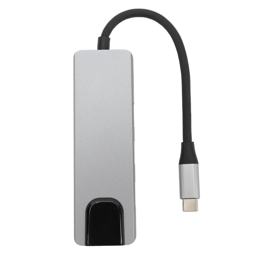 5 in 1 USB C Hub TYPE C to 4K HD Display Interface 1000Mbps RJ45 USB3.0 PD USB C Docking Station