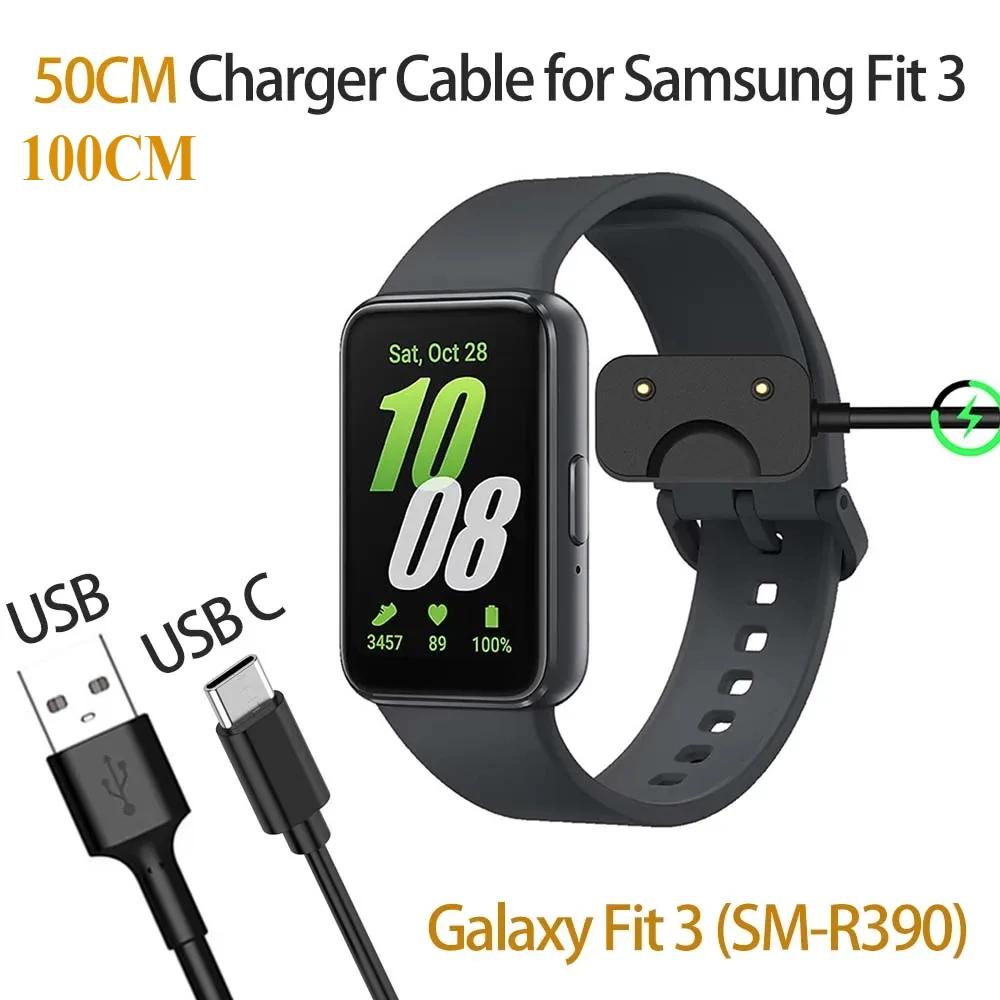 Official USB Type-C Charging For Samsung Galaxy Fit 3 R390 Dock Charger Adapter Cable Power Charge Wire Galaxy Fit3 Accessory