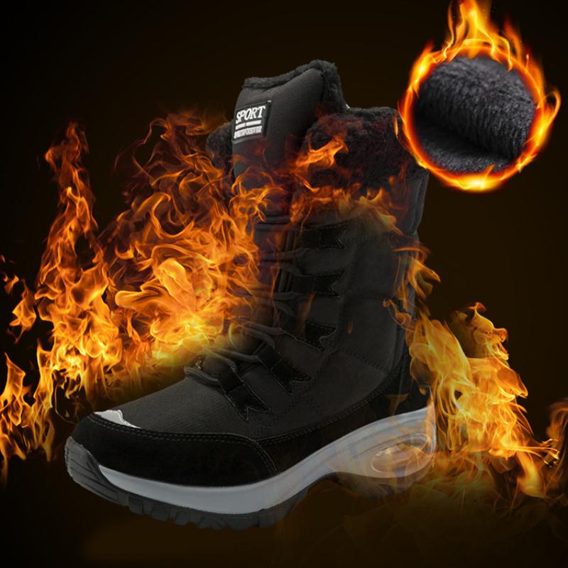 Women' Boots Quality Warm Snow Boots for Women Comfortable Waterproof Femme Hiking Boots Women Winter New Outdoor Booties