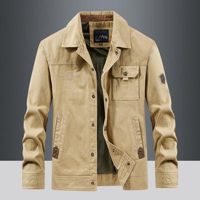 Spring Autumn Jacket Men Cotton Windbreaker Coat Men's Jackets Man Cargo Casual Jacket Mens Clothes