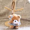 Cute Dress Up Bear Stuffed Bear Pendant Plush Keychain Small for Bag Backpack