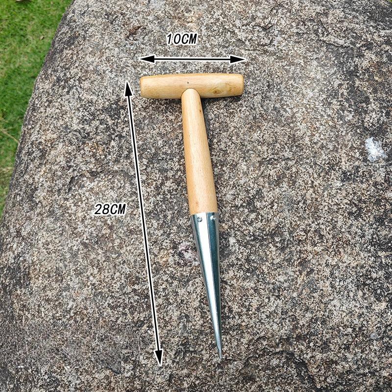 Multifunctional Seedling Transplanter Handheld Tube Type Gardening Farm Hole Punch Digger for Vegetable Flower Transplanting