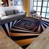 3D Optical Illusion Vortex Carpet - Bedroom & Living Room Floor Mat