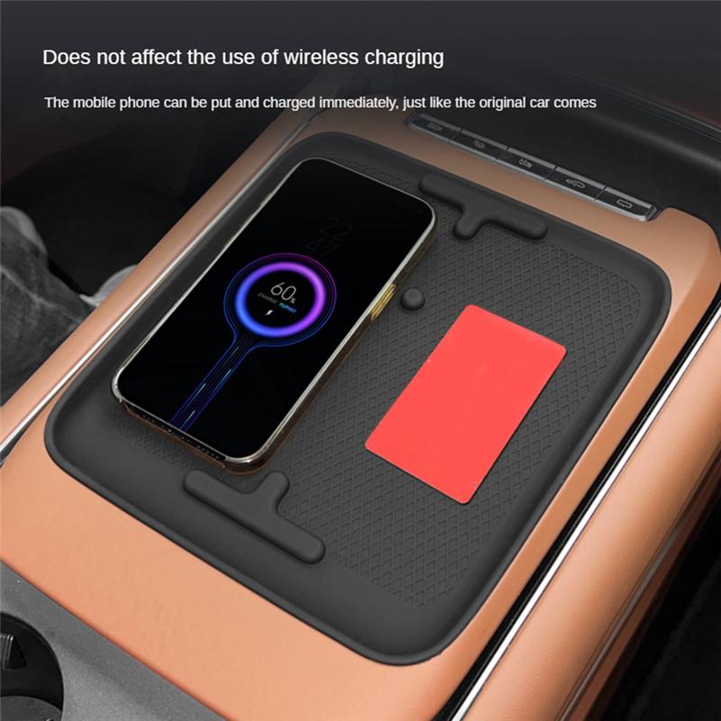 Precise Wireless Charging Pad Protective Gasket For DONGFENG Voyah Free 2024 Car Interior Accessories