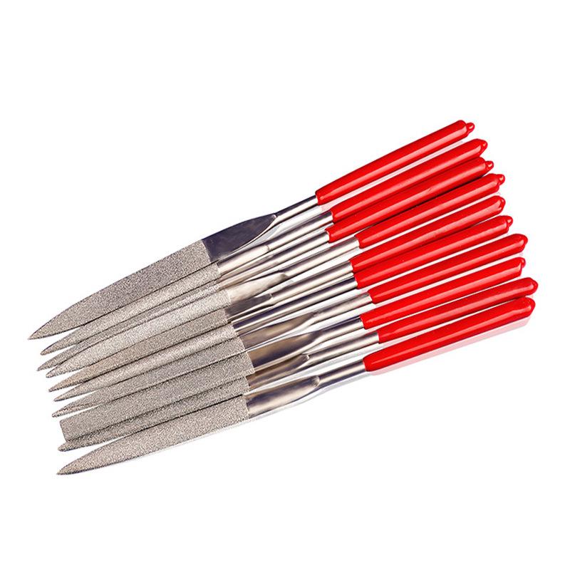 Electroplated Diamond File 160x4mm for Metal, Wood, Stone, and Mold Polishing