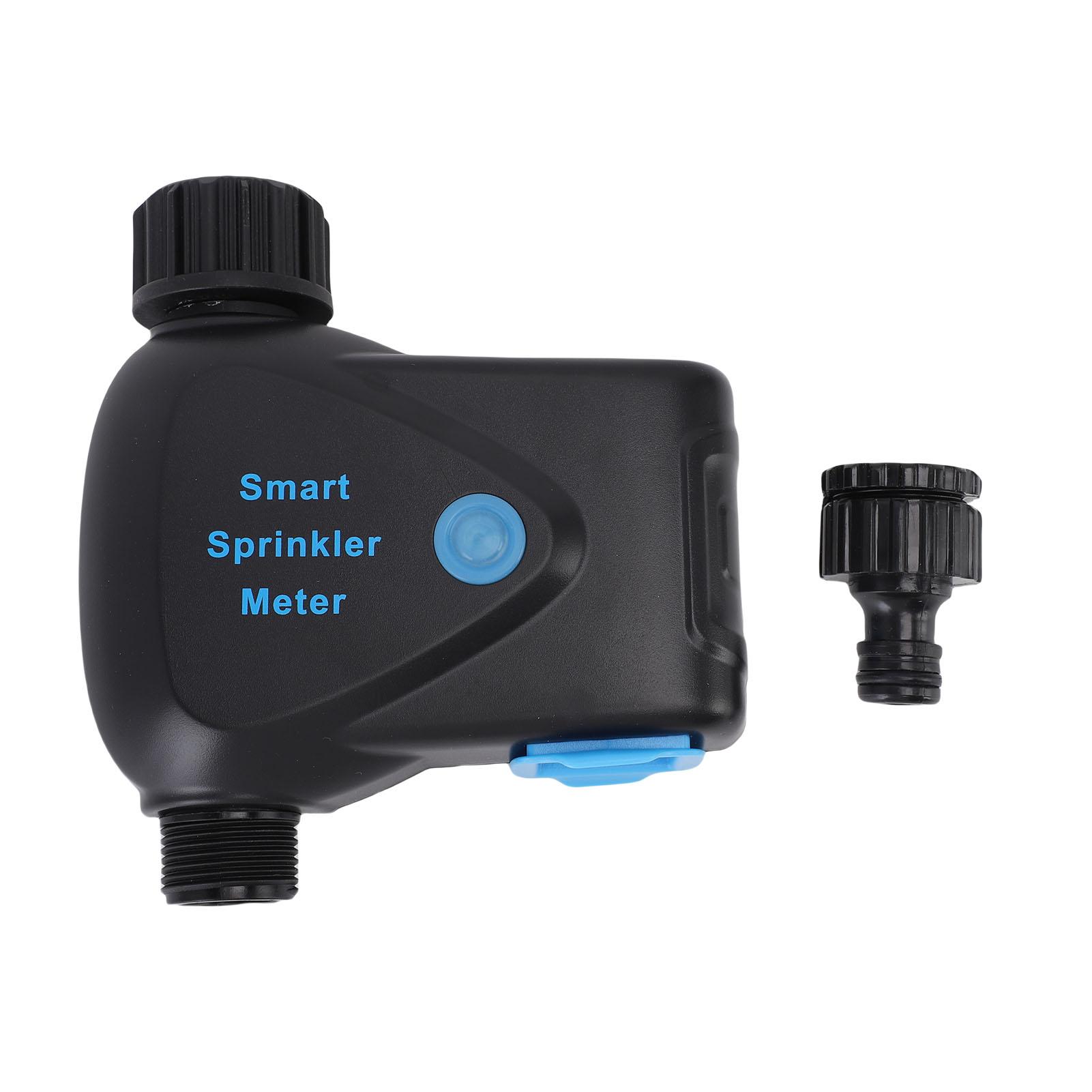 

Sprinkler Timer, Wi Fi Water Timer for Garden Hose, Yard, Lawn, with for Remote Control, 1 Outlet, Built in Water Metering Sensor, Digital Irrig