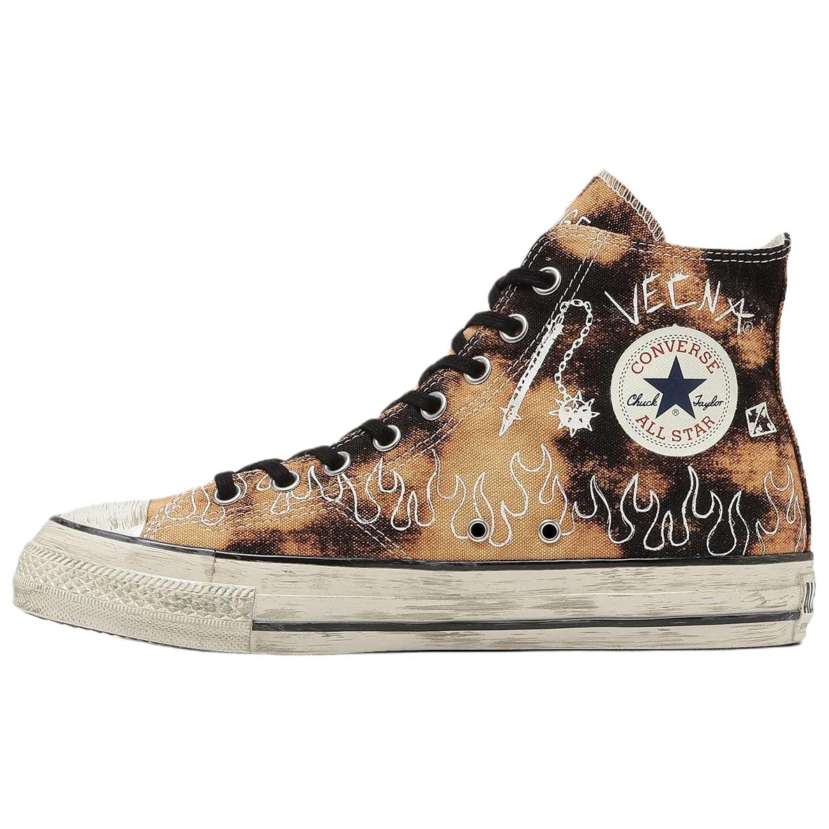

Converse X Stranger Things 5 All Star Aged 87 High-Top Canvas Shoes Comfortable Fit Unisex sneakers Caramel-Brown 31317090 36.5