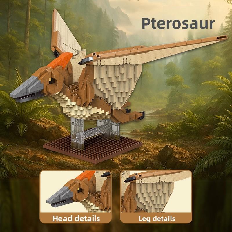 Dinosaur Builder Blocks With Abs Plastic For Educational Play And Diy Construction For Kids