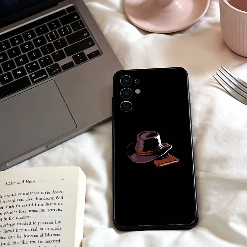 

R-Red D-Dead Redemption RDR 2 Phone Case For Samsung S 25,24,23,22,30,21,10,9,Ultra,Plus,Lite,FE,4,5 G Soft Black Case Samsung S24fe