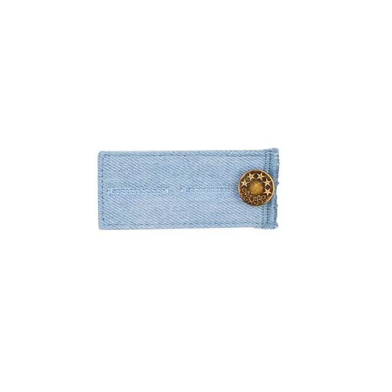 Adjustable Waist Extender for Jeans with Elastic Band and Metal Button Stretchable Waistband Expander for Pants and Trousers