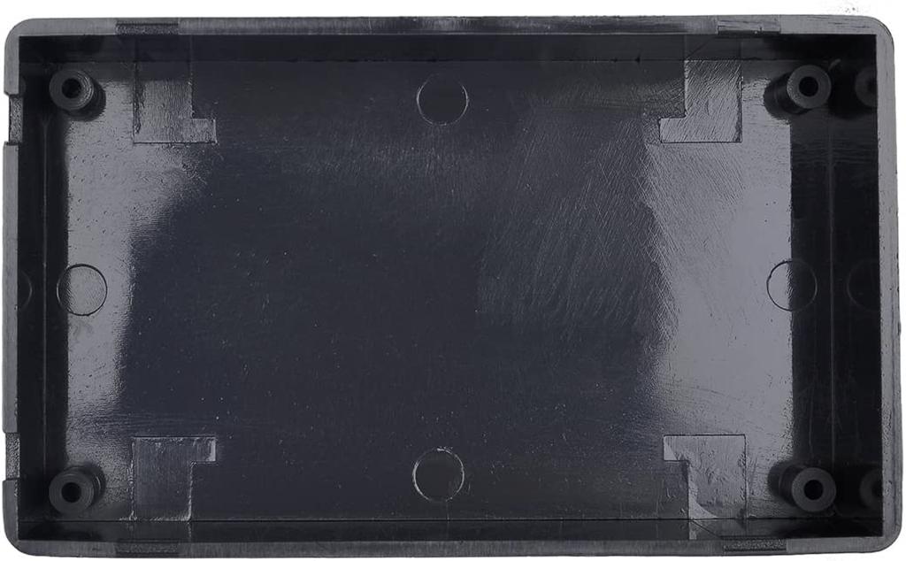 GTIWUNG ABS Plastic Electrical Project Box Enclosure Case Junction Box Connection Box ABS Waterproof Box Black 100 x 60 x 25mm 6-Pack