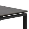 SET OF 3 TABLES Katrine black marble CERAMICS AND METAL