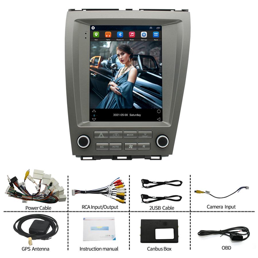 Portable Carplay Screen For Lexus ES Series ES240 ES300 ES330 ES350 2006-2012 A Style