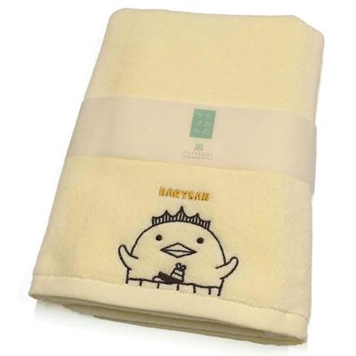 Imabari Towel Bari-san Bath Towel 70x130cm Bari-san Embroidered Bath Towel