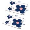Fashion Color Flower Draining Mat Anti-scalding Heat Insulation Desktop Pad For Tableware Glass Cups