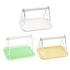 Metal Acrylic Tabletop Bird Perch Parrot Playground Beak Grinding Stand Exercise Bird Cage Tools for Small Birds