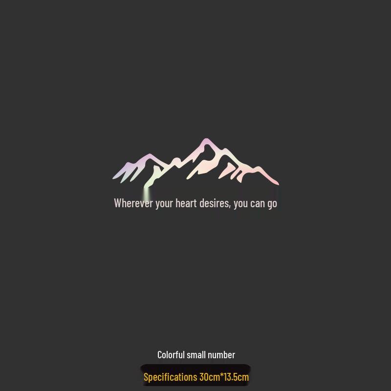 

Follow Your Heart: Personalized Creative Tibet Journey Car Window Decal Standard