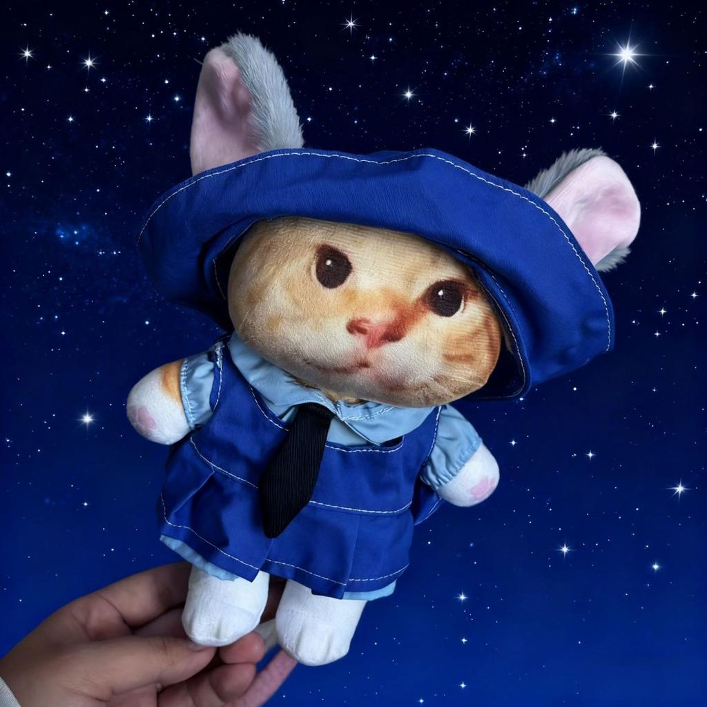 20Cm Cute Simulation Cat Plush Toys With Skeleton Kawaii Stuffed Animal Cartoon Room Decoration Doll Soothing Companion Kid Gift