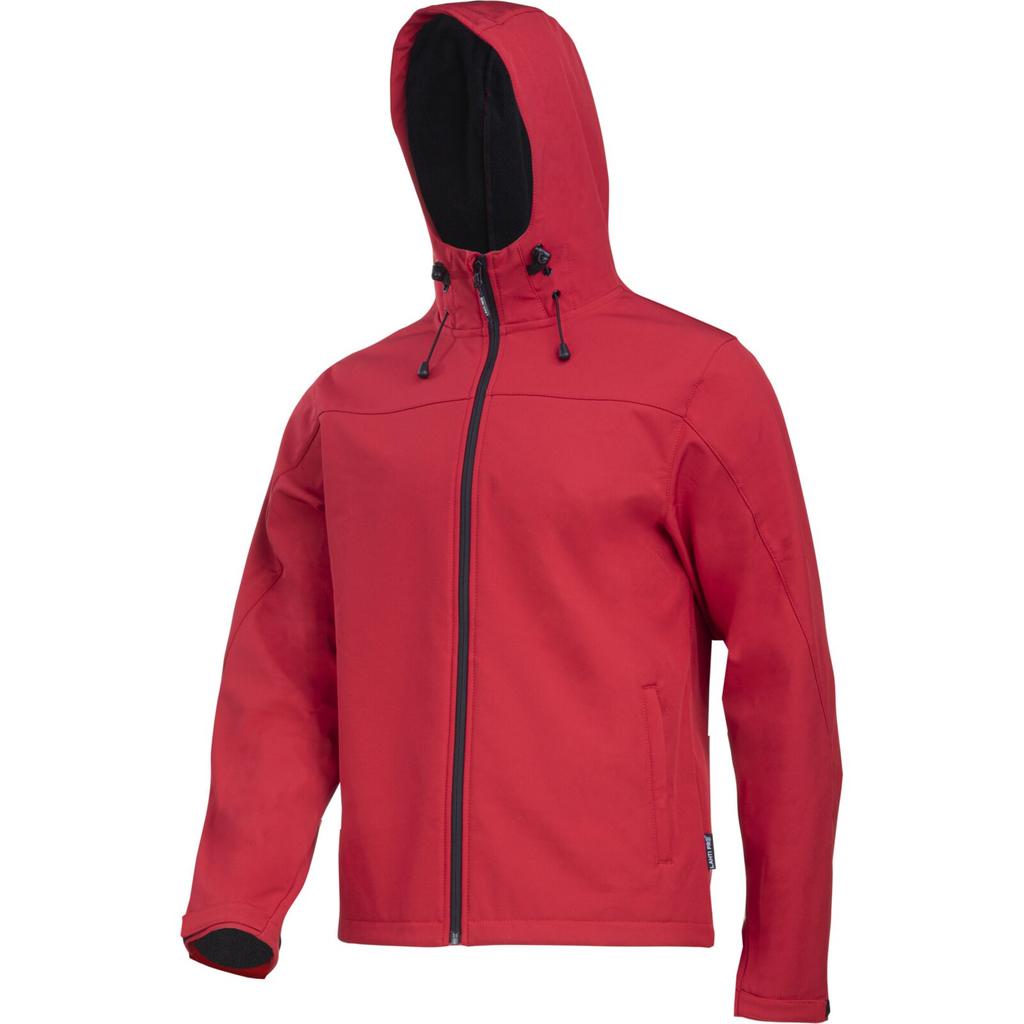 Softshell Jacket With Hood, Red, "", Ce, Lahti