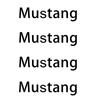 4pcs PVC Car Emblem Stickers Body Trunk Badge Decoration Decals Accessories For Ford Mustang Focus Fiesta Shelby GT350 Kuga Edge APR1