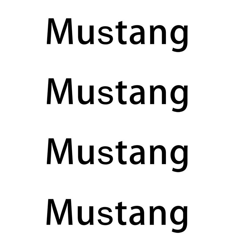 4pcs PVC Car Emblem Stickers Body Trunk Badge Decoration Decals Accessories For Ford Mustang Focus Fiesta Shelby GT350 Kuga Edge APR1
