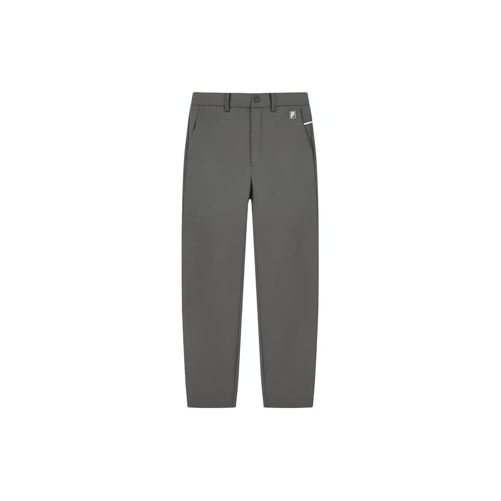 Fila Simple Versatile Woven Straight Leg Casual Pants Men Bottoms Gray A11M145801FCC