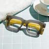 Acetate Glasses Frame Man Woman Eyewear Square Myopia Reading Eyeglass Frames Retro Prescription Personality