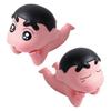 Crayon Shin-chan Ornament: Cute Japanese Anime Bath Buddy Figurine for Trendy Desktop Decoration.