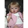 NPK Reborn Baby 22 Inches Lifelike Newborn Cute Liam Vinyl Unpainted Unfinished Parts DIY Blank Doll Kit