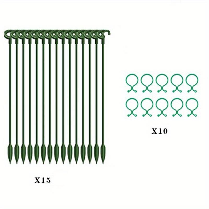 

Garden Single Stem Plant Support Cage Ring Adjustable Flower Pot Stake Durable Climbing Frame for Potted Plants