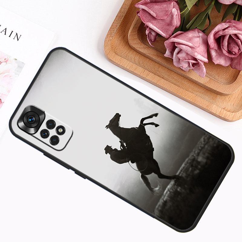 Rodeo Cowboy Lasso Horses For Xiaomi Redmi 9A 9C 9T 10C 12C Cover For Redmi Note 9 8 10 11 12 Pro 10S 11S 12S Case