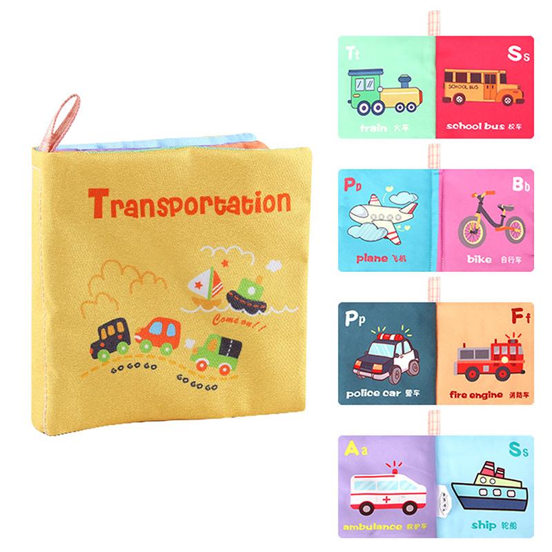 Baby Cloth Books Children'S Cognitive Cloth Books Marine Life Food Fruit Knowledge Christmas Halloween Gift
