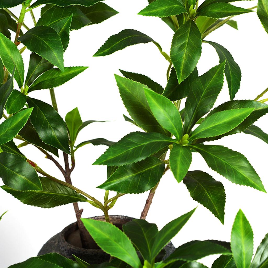 Bendable Artificial Greenery Leaf Stems Vase Center Faux Shrub Plant Stem for Home Decor