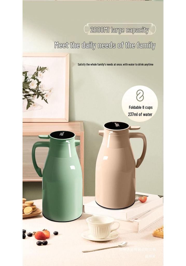 Smart Insulated Large Capacity Thermos Kettle for Boiling and Keeping Water Warm