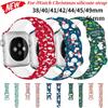 Christmas Silicone Strap For Apple Watch Ultra 49mm 10 9 8 7 45mm 41mm 42mm 46mm Bracelet Wristband iWatch 6 5 4 SE 44mm Correa