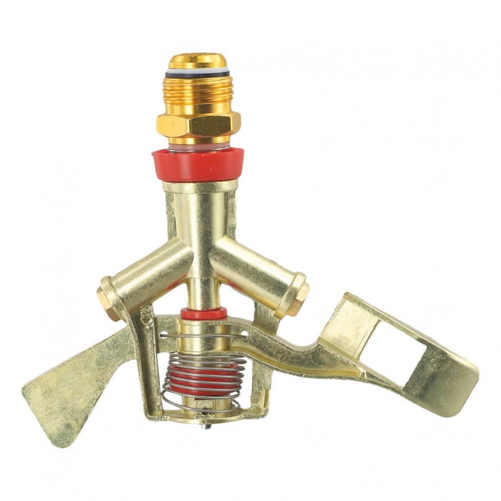 360° Hole Brass Spray Nozzle Sprinkler Head Garden Farm Lawn Irrigation System