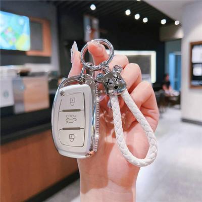 Suitable Key Case for Beijing Hyundai Elantra, Ix35, Langdong, Mingtu, Ix25, Yue Dong, Rena with Unisex Buckle