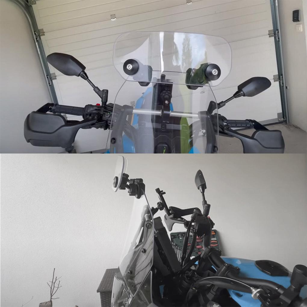 Universal Motorcycle Windshield Extender Motorcycle Windshield Motorcycle Windshield For BMW KAWASAKI YAMAHA HONDA SUZUKI