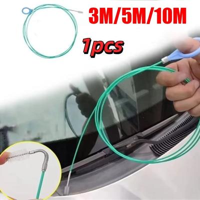 Universal Car Door Drain Hole Cleaner Car Pipe Tool Cleaner  for Car Sunroof Drainage Holes