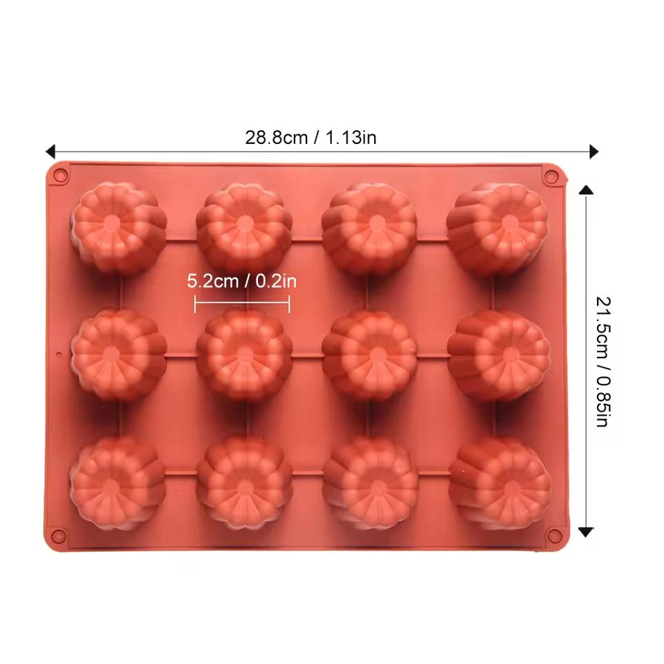 8/12/18 Cups Silicone Mold Cupcake Baking Tray Muffin Cookie DIY Jelly Biscuit Pudding Candy Kitchen Accessories Cake Baking Pan