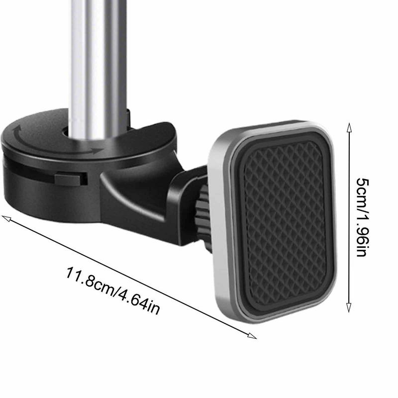 360 Rotating Magnetic Car Bag Hooks Hook With Mobile Phone Bracket Magnetically Attracts Automobile Rear Seat Bracket