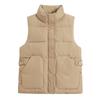 Down cotton vest women look thin new fashion trend stand-up collar vest waist versatile sleeveless vest