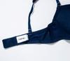 [Laulea Akoakoa] Women's Seamless T-Shirt Bra and Panties Set (Navy, C70)